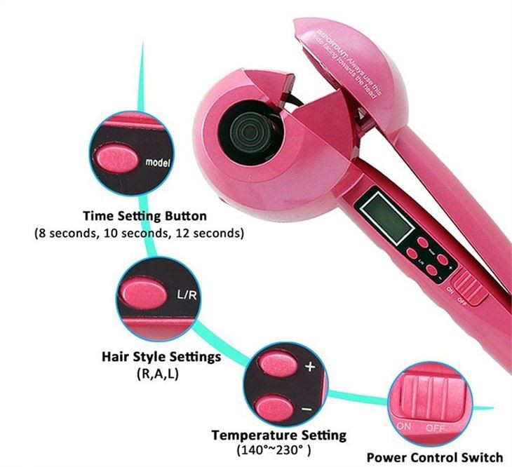 PTC Hair Curler Awtomatiku