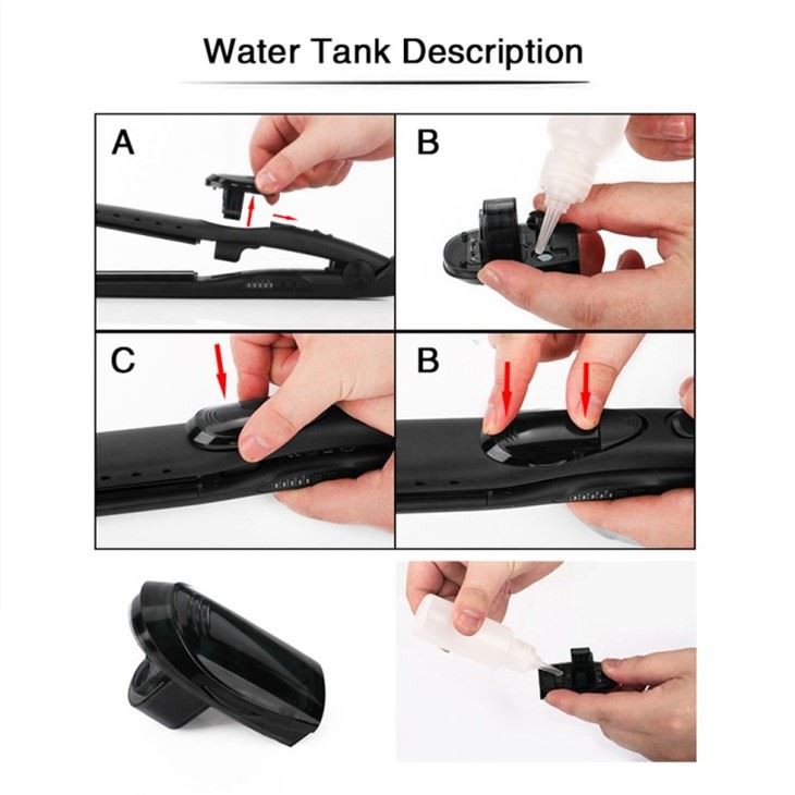 Straightener tax-xagħar tal-kontroll tat-temperatura