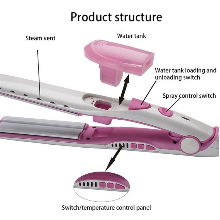 Straightener tax-xagħar tal-kontroll tat-temperatura